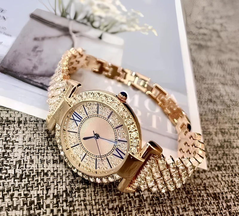 ROSE GOLD LUXURY WATCH