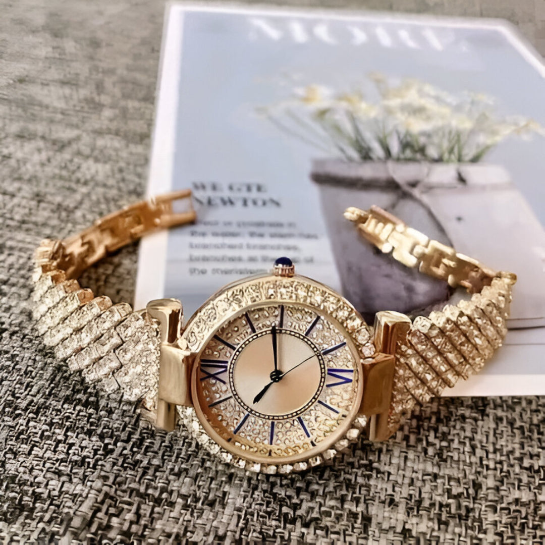 ROSE GOLD LUXURY WATCH