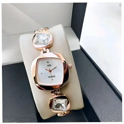 ROSE GOLD BRACELET WATCH
