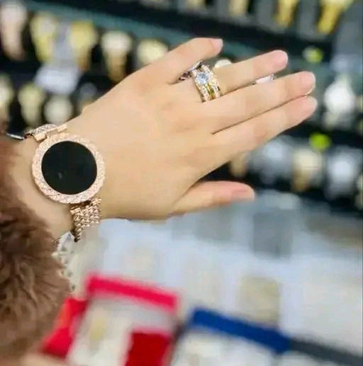 ROSE GOLD DIGITAL WATCH