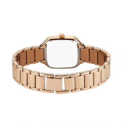 SQUARE ROSE GOLD WATCH